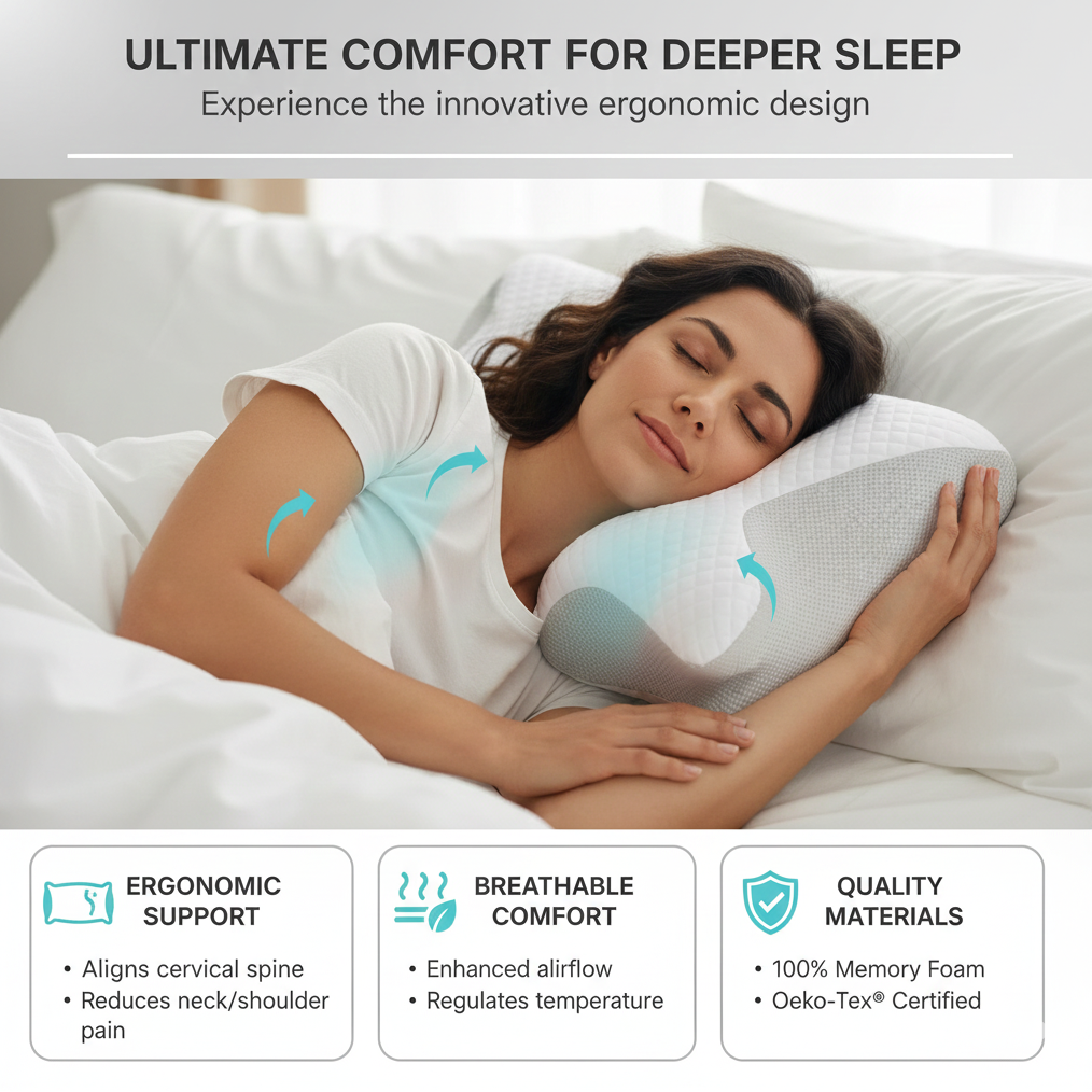 ContourEase Memory Pillow