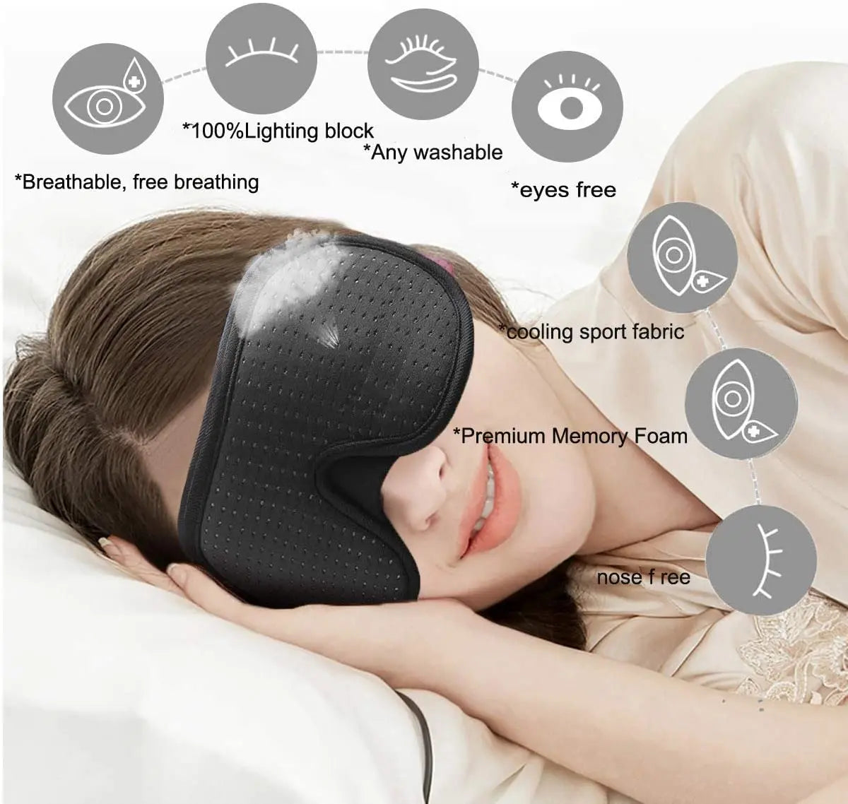 UltraBlack Sleep Mask